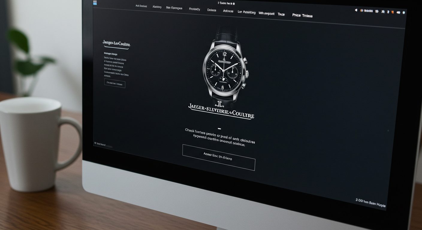 ジャガー ルクルトの価格推移を確認