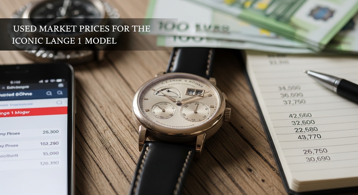 アイコンモデルであるランゲ1の中古相場