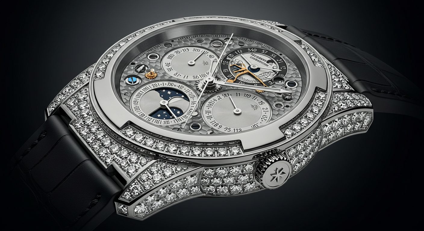 高級素材と複雑機構の採用