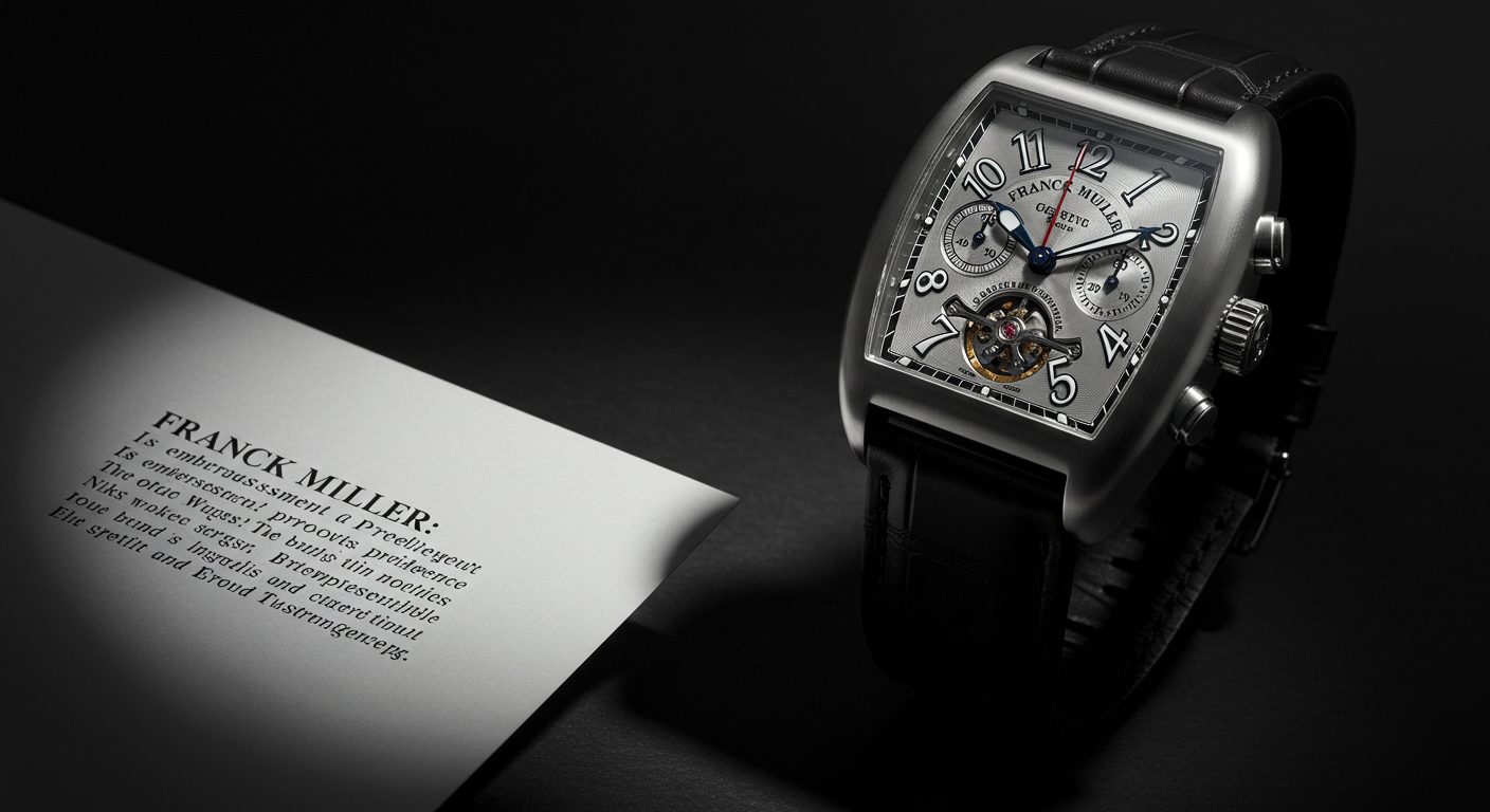 フランク ミュラー 恥ずかしいは偏見？ブランドの魅力と課題