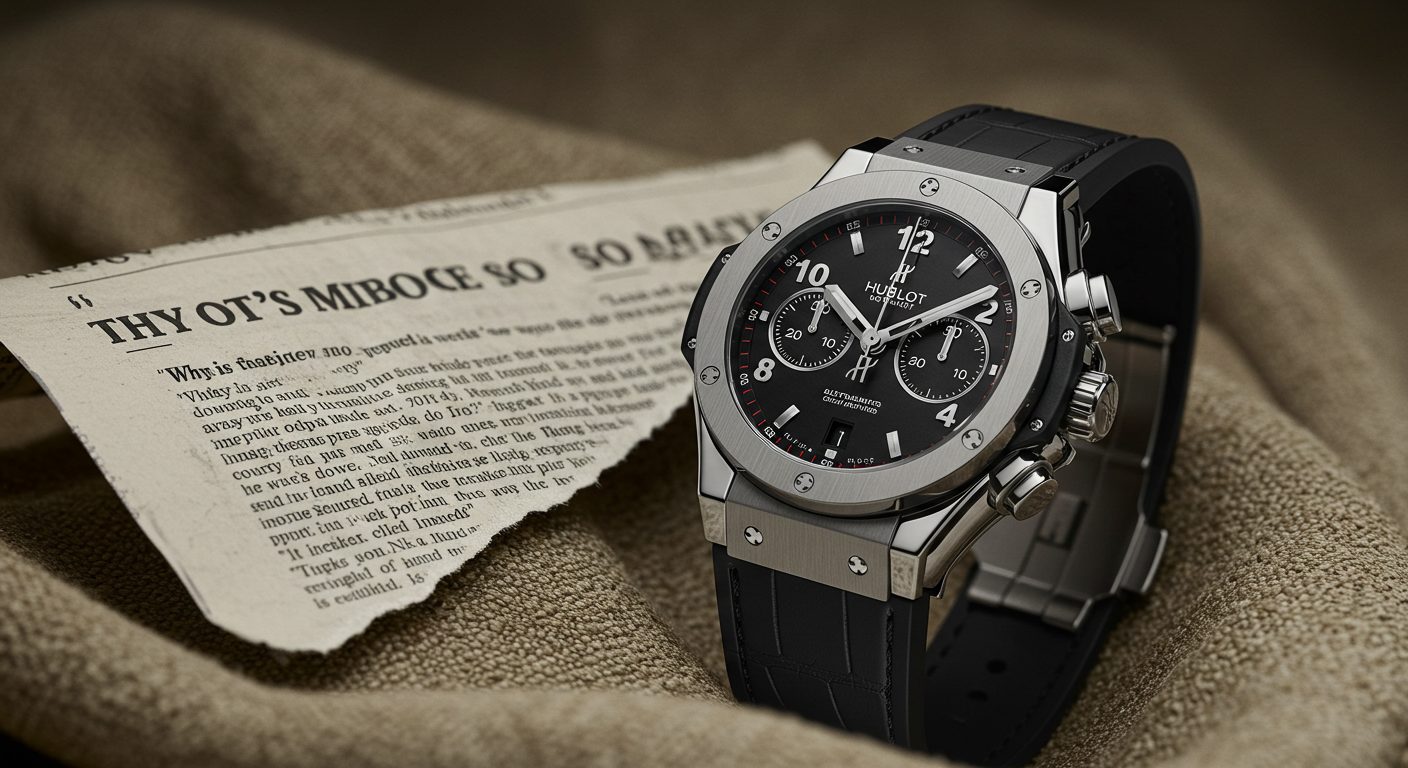 ウブロのイメージが悪い理由とは？