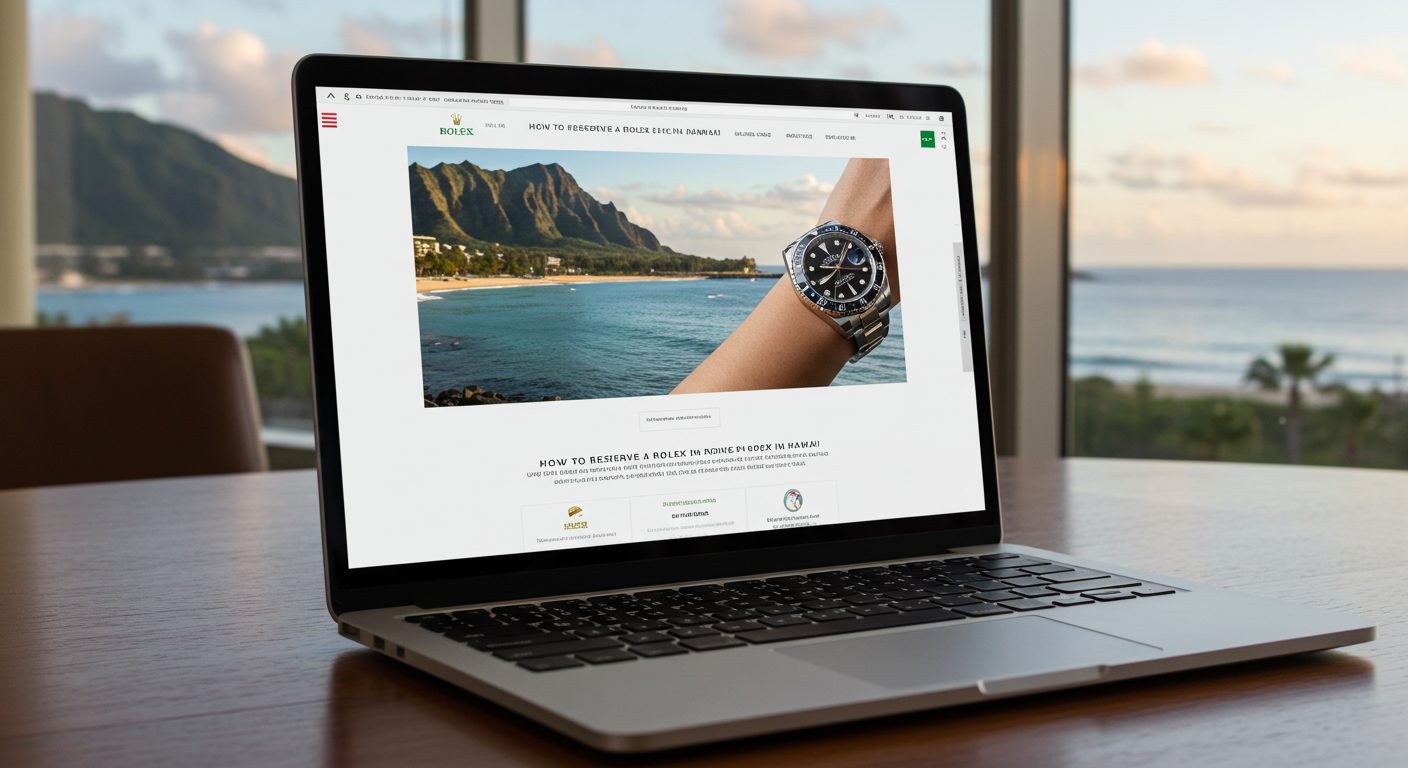 ハワイでのロレックス予約の方法