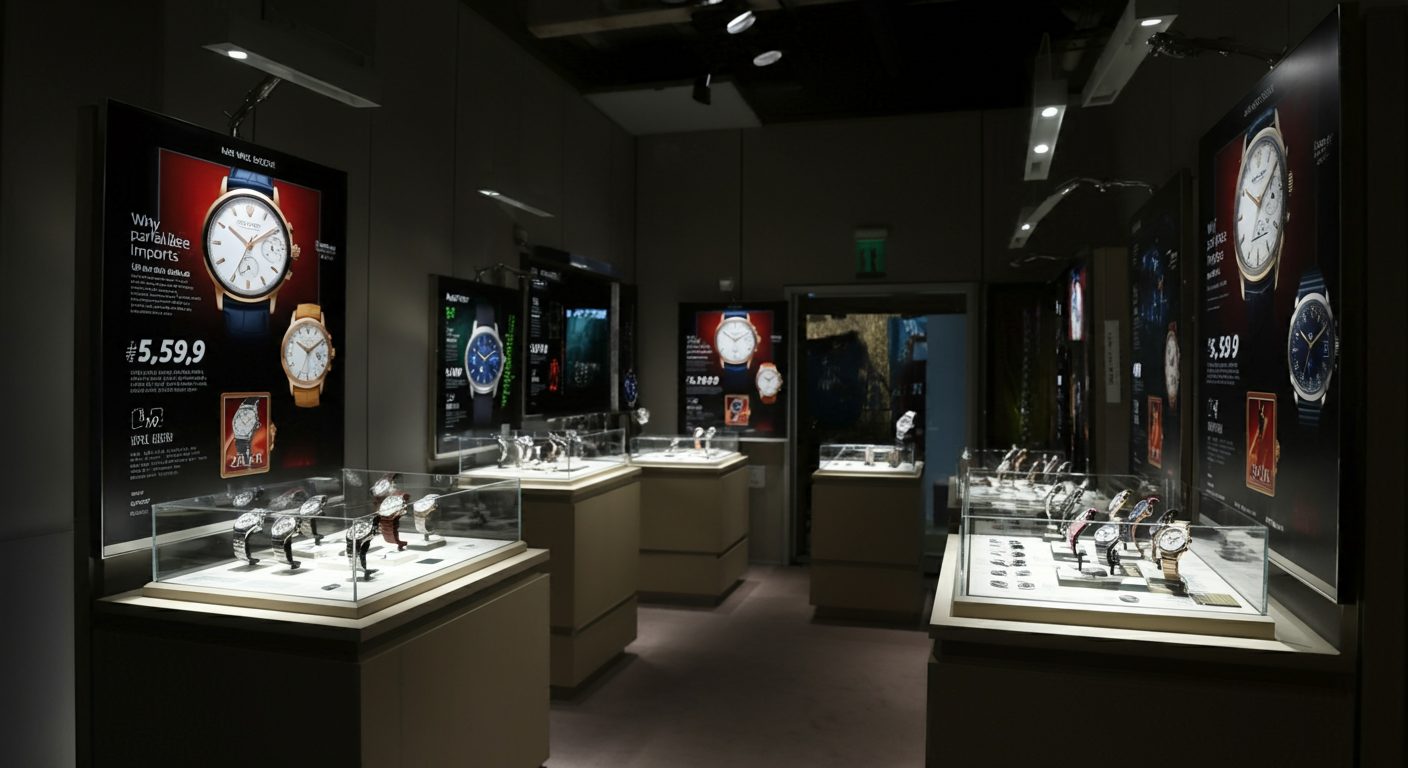 時計の並行輸入はなぜ安い？