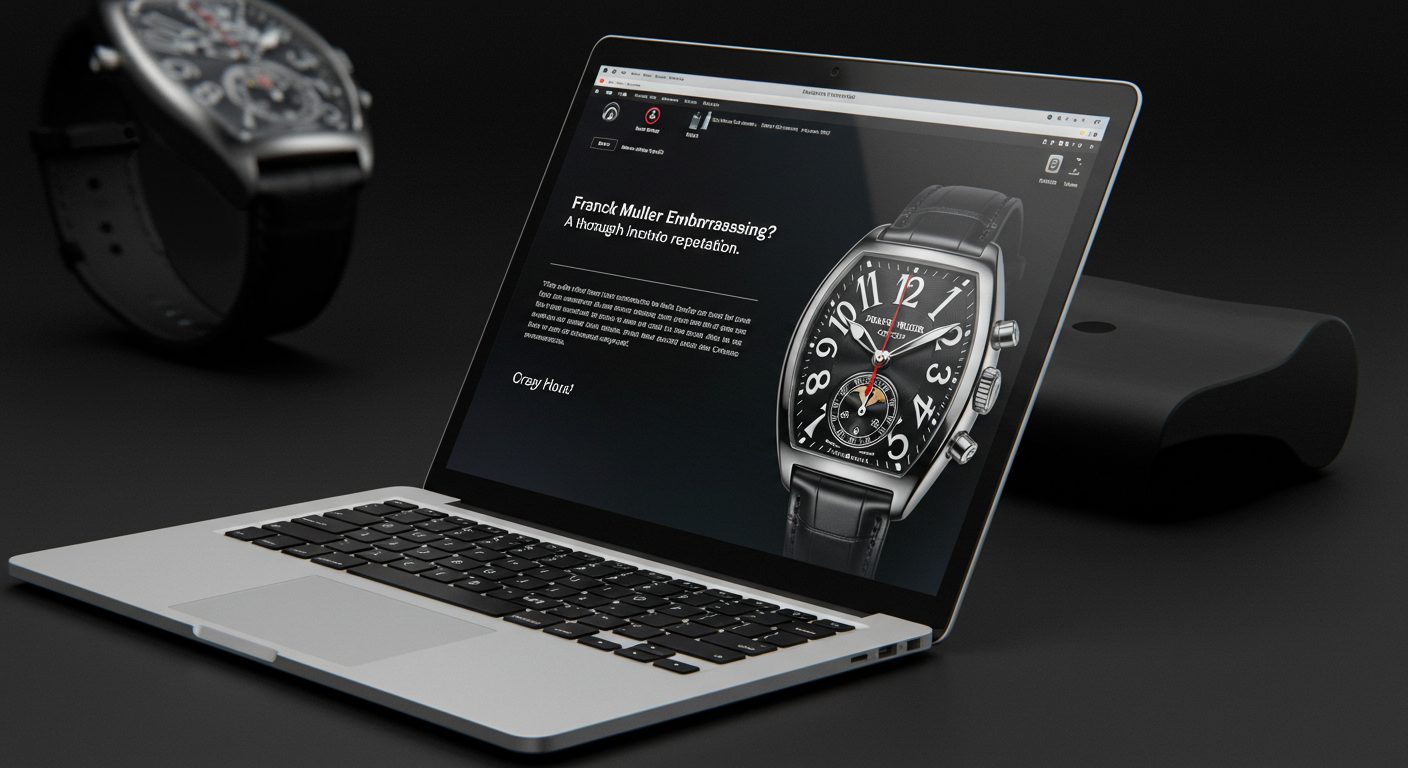 フランク ミュラーは恥ずかしい？その評判を徹底調査