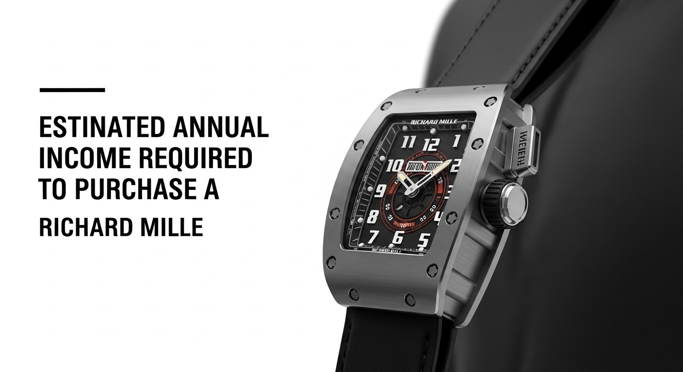 リシャール ミルを買うのに必要な年収の目安