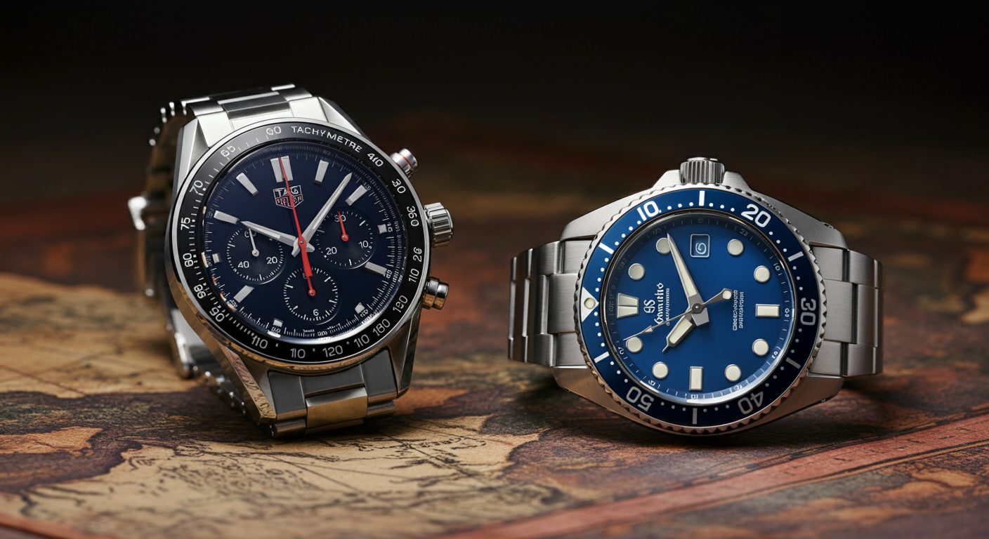 グランドセイコーとタグホイヤーの比較