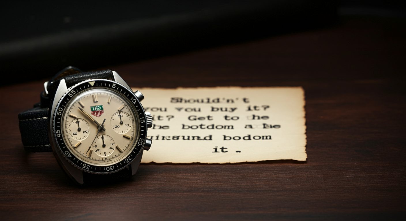 タグ ホイヤー 買ってはいけない？その真相に迫る