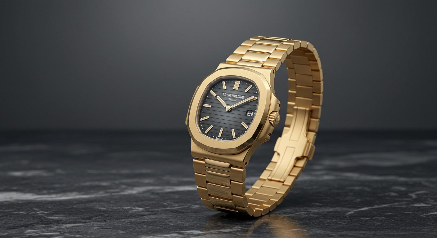 パテックフィリップ ノーチラスの金無垢モデルの価格推移と投資価値を解説