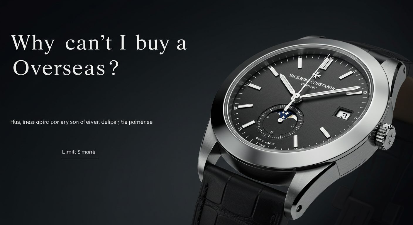 正規店でヴァシュロン コンスタンタン オーバーシーズが買えない現状