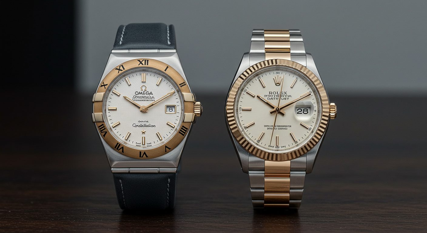 オメガとロレックスどっちが高い？市場での比較分析